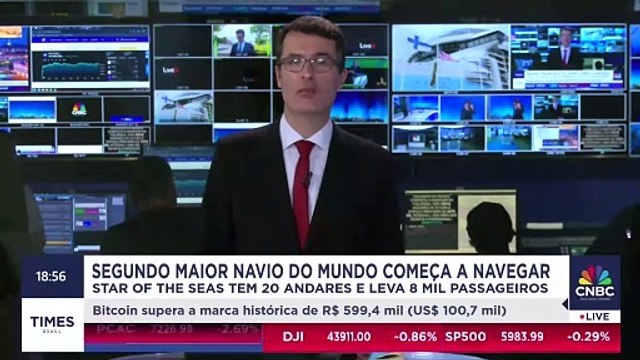 Segundo maior navio de cruzeiro do mundo começa a navegar na Finlândia