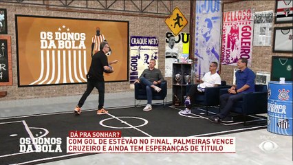 Debate Donos: Quando o Palmeiras ‘perdeu’ a chance do tri brasileiro? Neto comenta