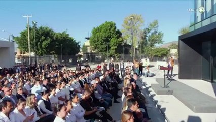 Con la entrega del instituto jalisciense de cancerología se despide Enrique Alfaro