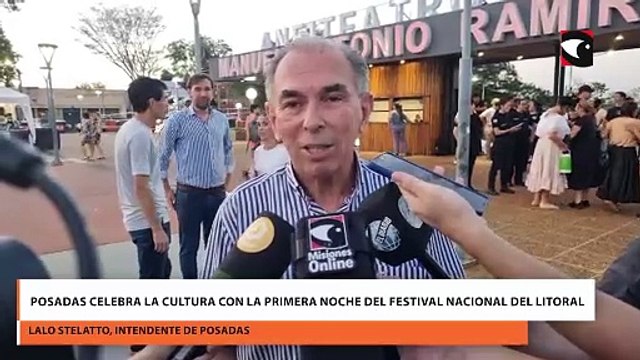 Posadas celebra la cultura con la primera noche del Festival Nacional del Litoral
