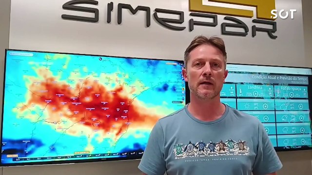 Alerta de temporais: Paraná enfrenta sistema frontal com fortes chuvas e risco de alagamentos