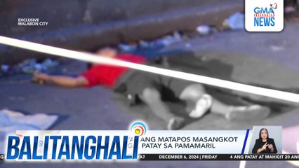 Lalaking kalalaya lang matapos masangkot sa ilegal na droga, patay sa pamamaril | Balitanghali