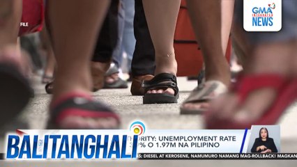 PHL Statistis Authority - Unemployment rate nitong Oktubre, 3.9% o 1.97-M na Pilipino | Balitanghali