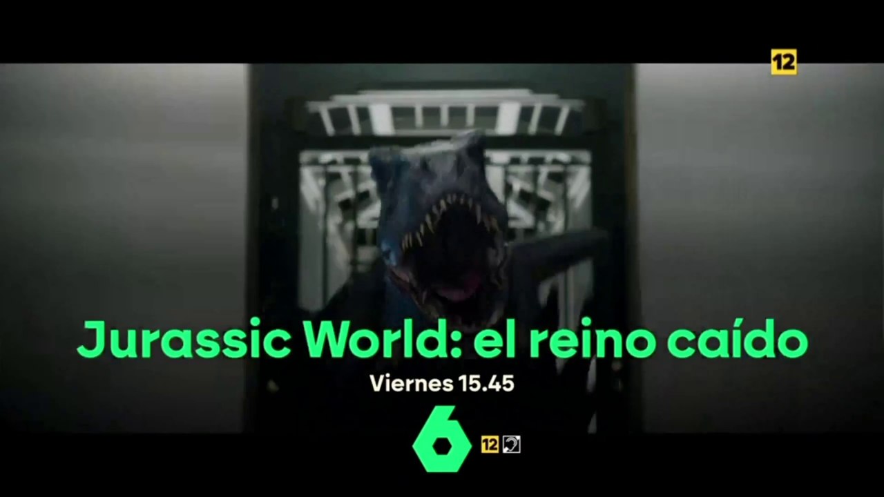 Jurassic World El Reino Caido | El Viernes 06-12-2024 a las 15:45 h | En La Sexta.
