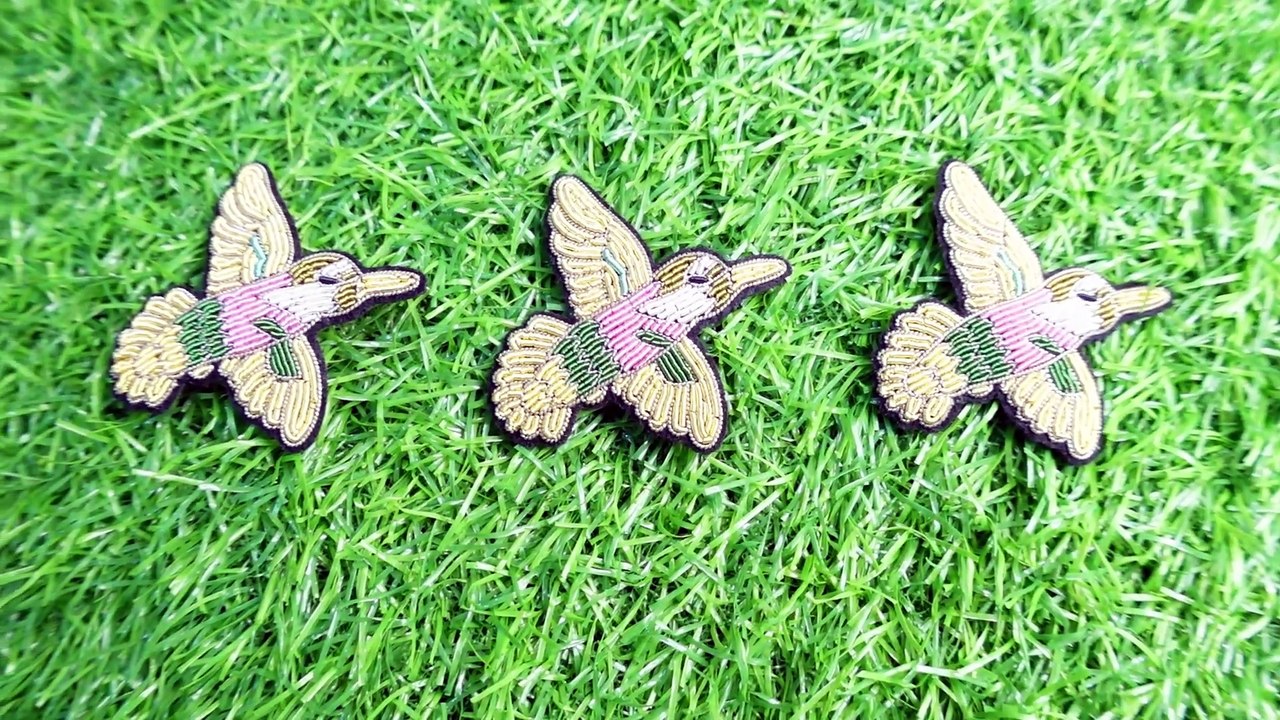 Handmade Embroidered Wire Bullion Brooches,  Bullion Brooch Supplier and Manufacturer
