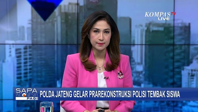 Polda Jateng Gelar Pra-Rekonstruksi Kasus Penembakan Siswa SMK