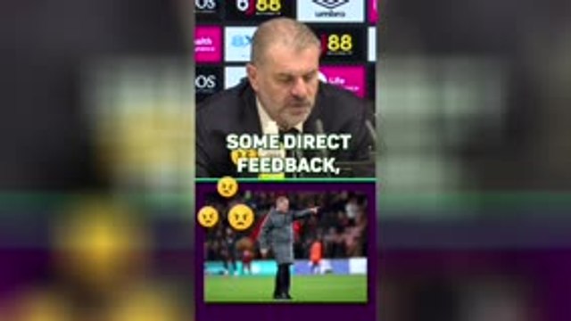 Postecoglou explains why he confronted angry Spurs fans