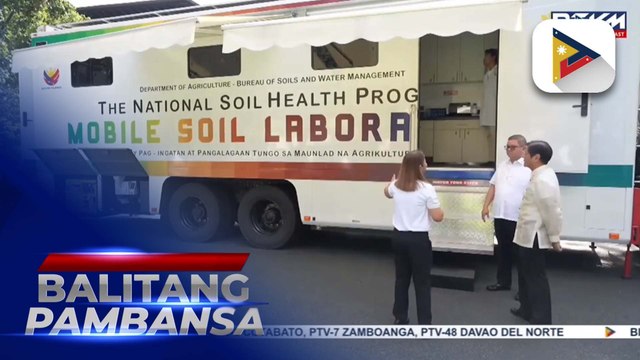 PBBM, pinangunahan ang paglulunsad ng kauna-unahang Mobile Soil Laboratory sa bansa