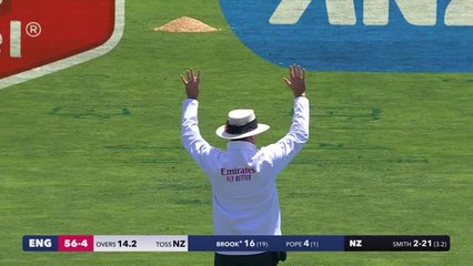 Brook sends six out of the ground en route to century