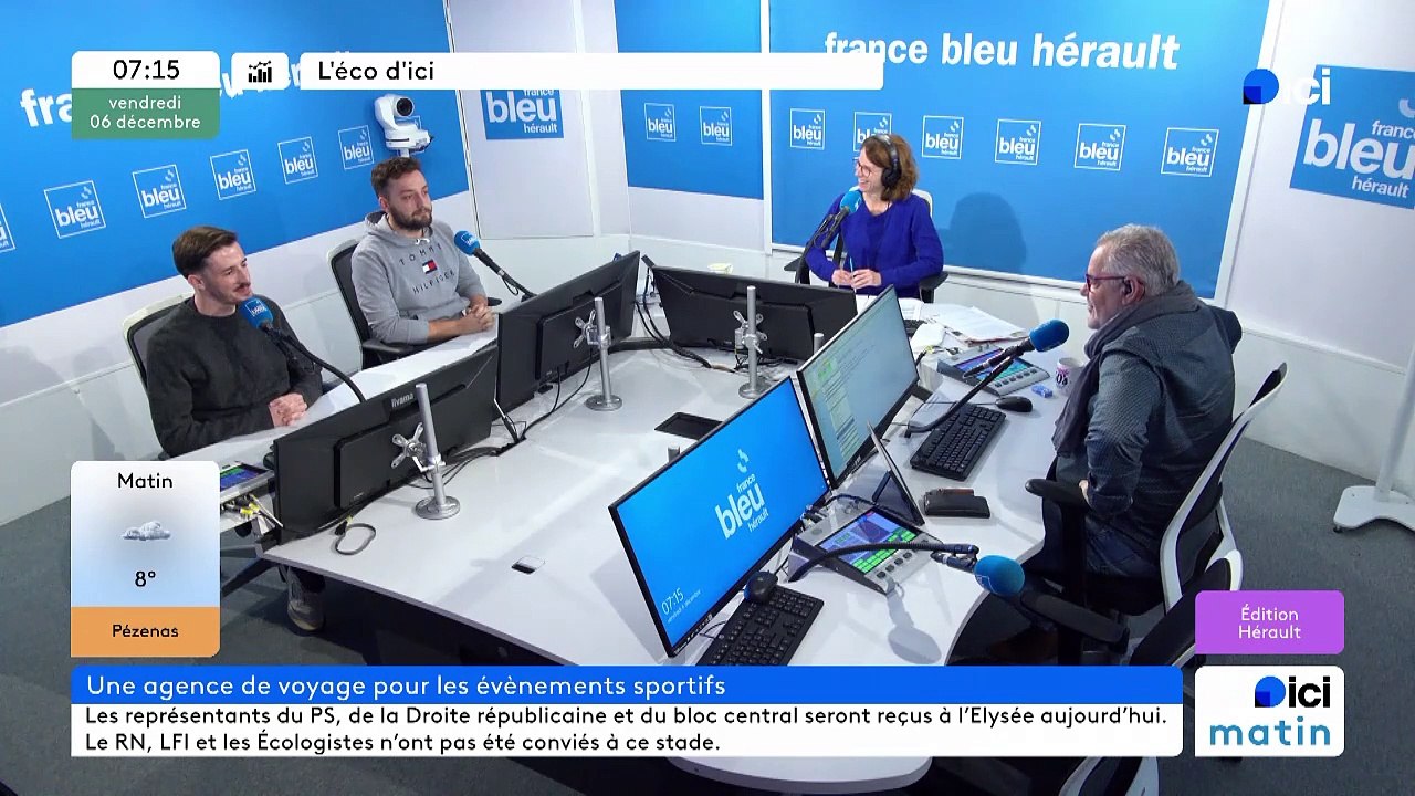 Maxime Hocquet et Alexandre Grishi, co-fondateurs de The fanzone, agence de voyages d'évènements sportifs