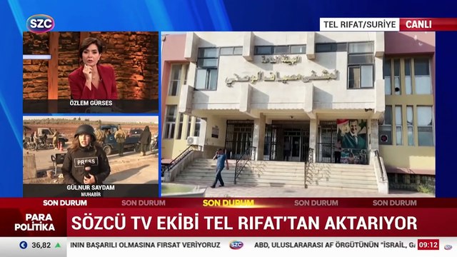 SÖZCÜ TV ekibi Tel Rıfat'tan aktardı