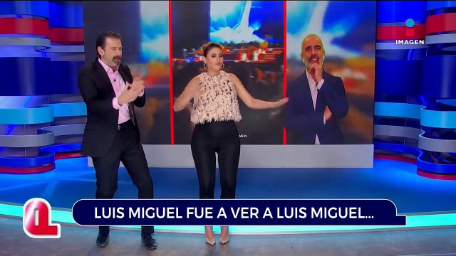 Luis Miguel fue a un concierto de Luis Miguel