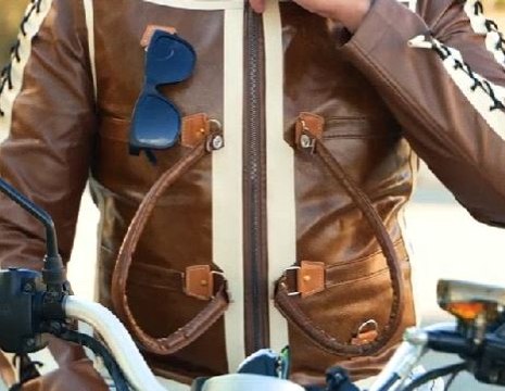 Leather reborn! Crafting a biker jacket from an old bag!