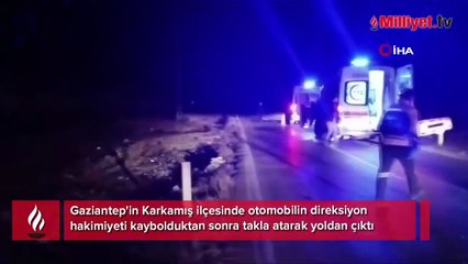 Gaziantep'te feci kaza: 3 kişi öldü, 2 kişi yaralandı