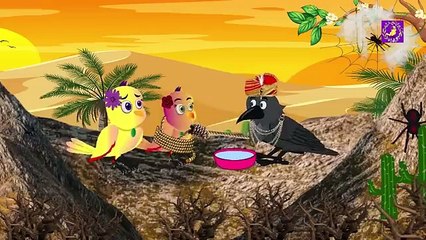 Bhootiya chidiya ki kahani - chidiya wala cartoon - bird stories - bedtime story - crow story