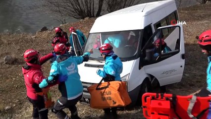 Van'da büyük çaplı bir kış tatbikatı düzenledi
