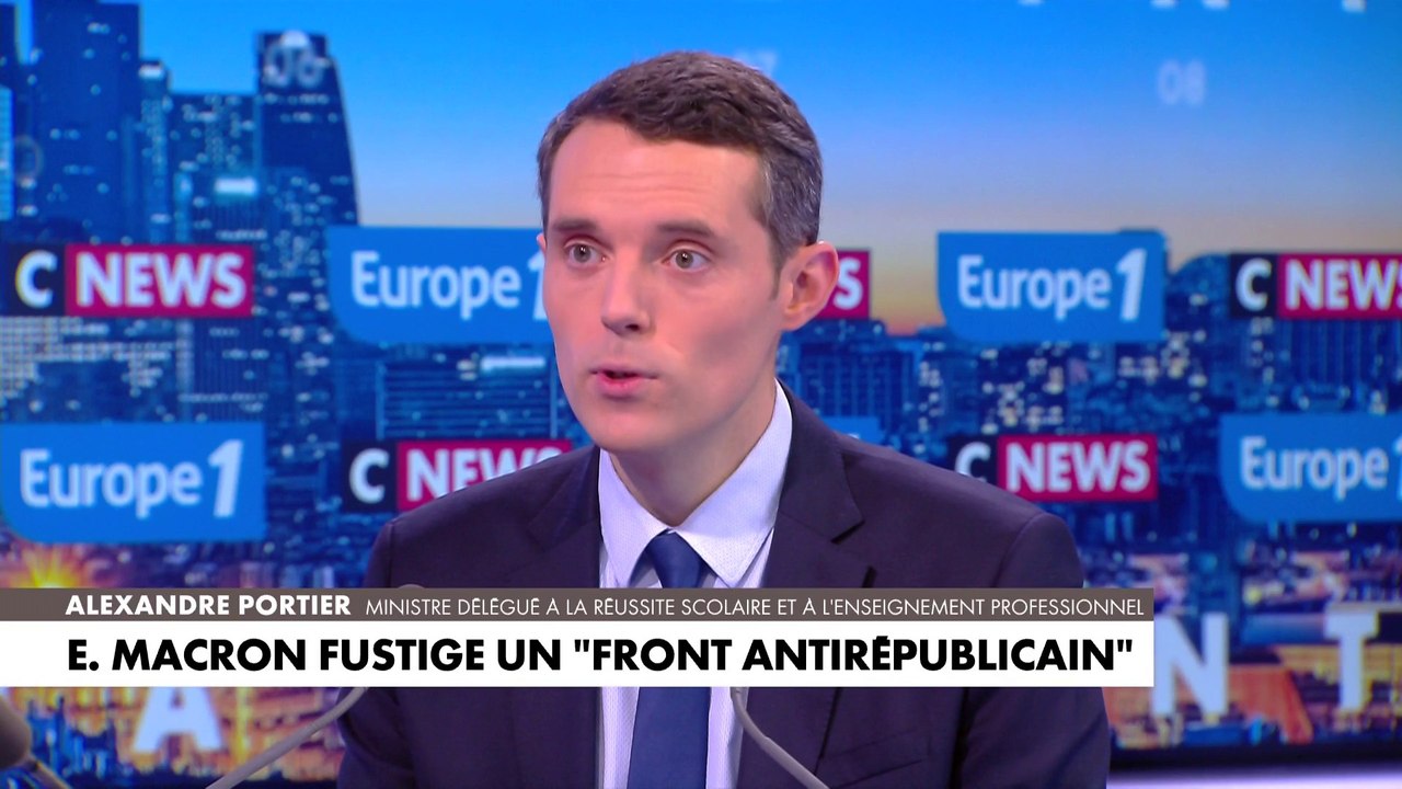 Alexandre Portier : «La droite doit être au cœur de la solution»