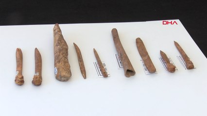Yeşilova'da 8 bin 500 yıllık kemik aletler
