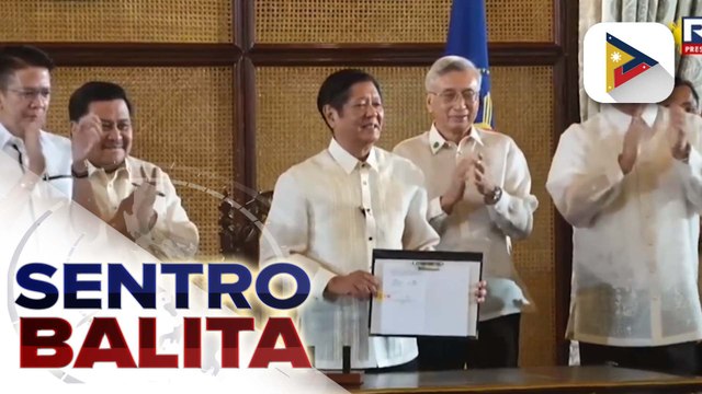 Mga batas para sa pagtatayo ng evacuation centers at pinaigting na pagtulong sa mga estudyante na biktima ng kalamidad at sakuna, nilagdaan ni PBBM