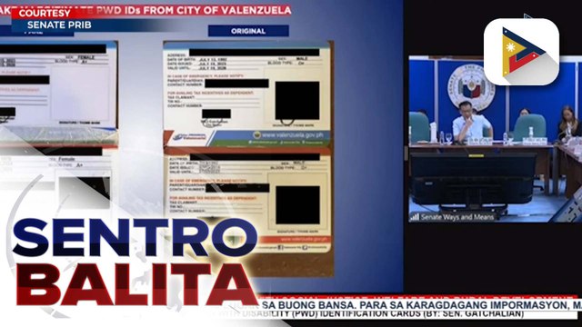 Nadiskubreng paggamit ng mga pekeng PWD I.D., inimbestigahan sa isang komite ng Senado