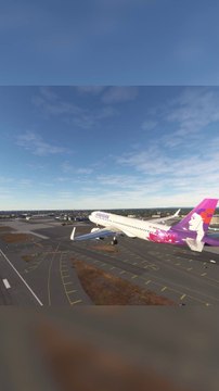 Radiant Departure: Hawaiian Airlines A320neo at Newark Liberty International Airport, Newark, USA #fly #flights #flightlovers #flyinglover #aviation #A320neo #flying #aviationlovers