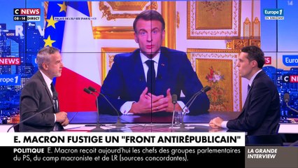 «Qu'est ce qui uni le RN et le NFP, si ce n'est la volonté du désordre» cingle Alexandre Portier