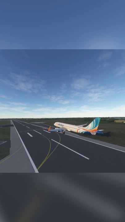 Luxurious Departure: Flydubai A320neo at Dublin International Airport (EIDW), Dublin, Ireland #fly #flights #flightlovers #flyinglover #aviation #A320neo #flying #aviationlovers