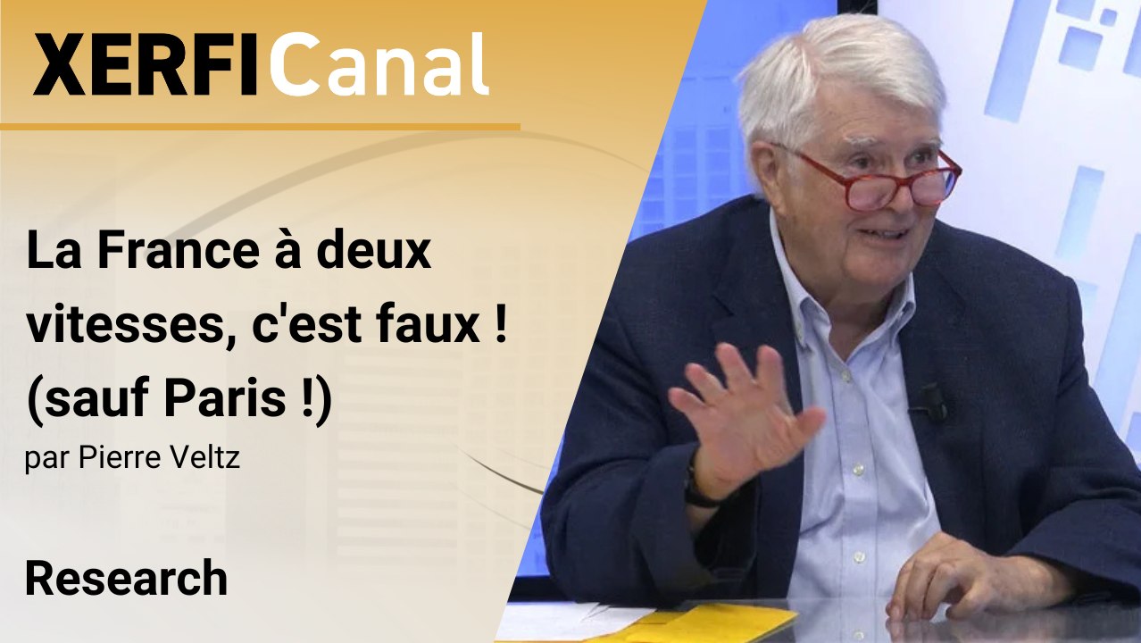 La France à deux vitesses, c'est faux ! (sauf Paris !) [Pierre Veltz]