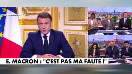 L'édito de Pascal Praud : «E. Macron : "C'est pas ma faute !"»