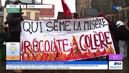 06/12/2024 - ICI Matin France Bleu Maine en vidéo