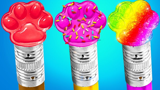 Fournitures scolaires mignonnes pour la rentrée ! Astuces et créations incroyables par 123 GO Like!