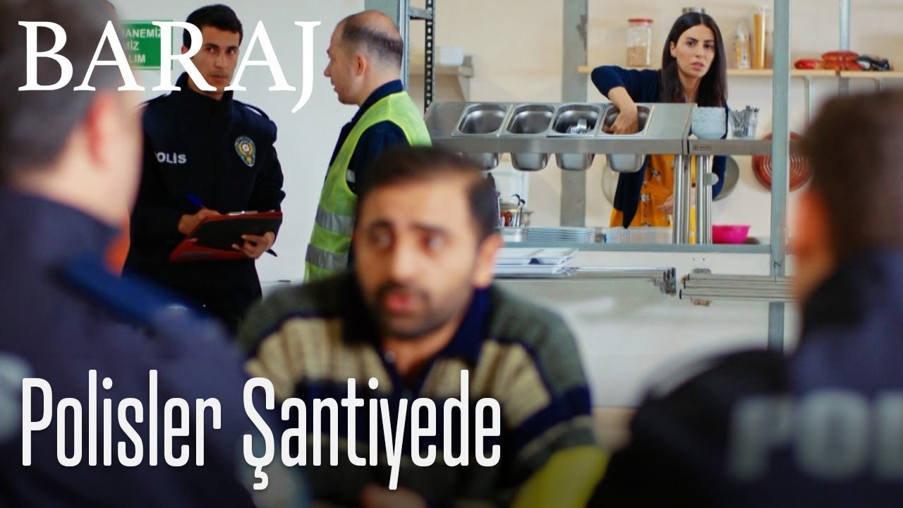 Polisler şantiyede - Baraj