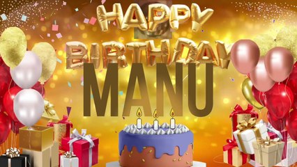 MANU - Happy Birthday Manu