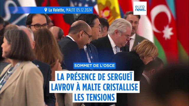 Réunion de l’OSCE à Malte : grosse tension entre Sergueï Lavrov et ses homologues ukrainien, polonais et américain