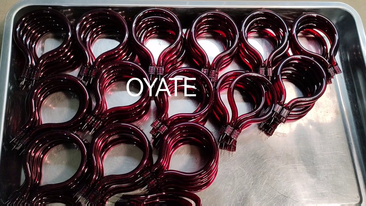 Racket Shape ruby halogen heat lamps 220v 1500w infrared heat lamps