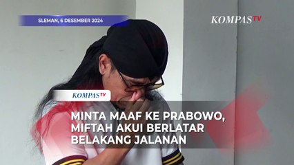 Miftah Minta Maaf ke Prabowo Usai Mundur: Saya Seorang Anak Berlatar Belakang Jalanan