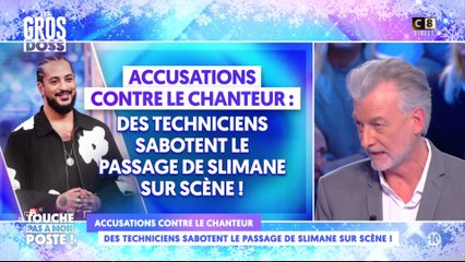 Accusations contre Slimane : des techniciens sabotent le passage du chanteur sur scène