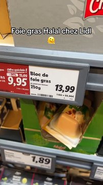 Du foie gras halal chez Lidl