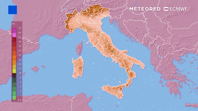 Il modello ECMWF prevede tanta neve nei prossimi giorni, ecco i dettagli