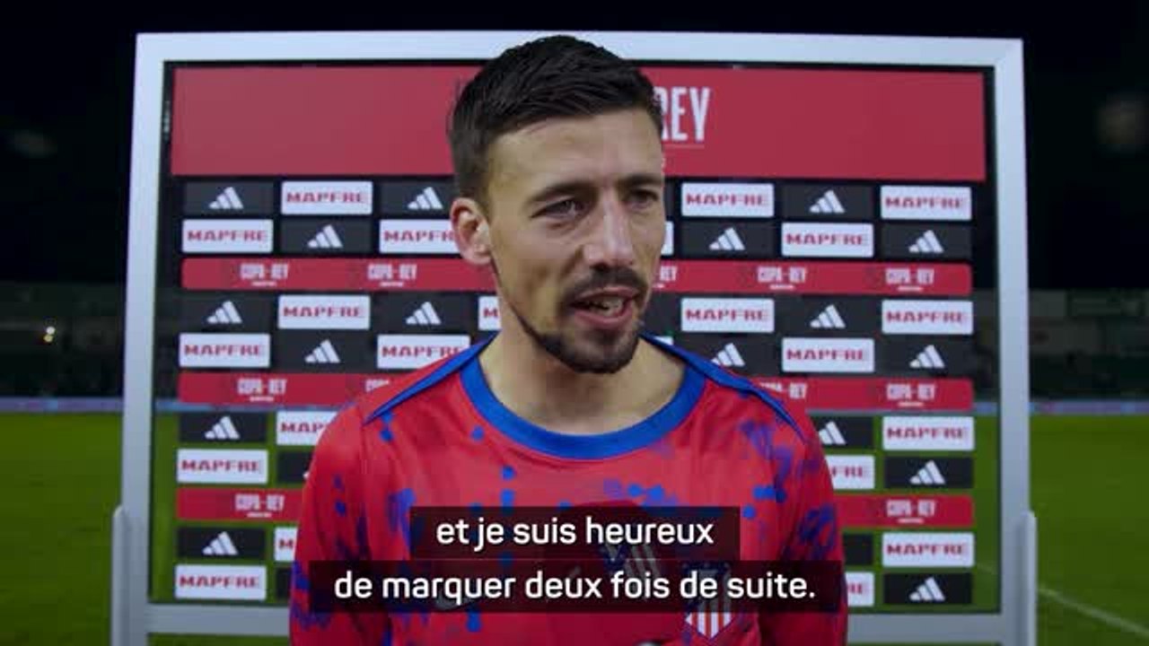 Atlético - Lenglet : "Je suis heureux de marquer deux fois de suite"