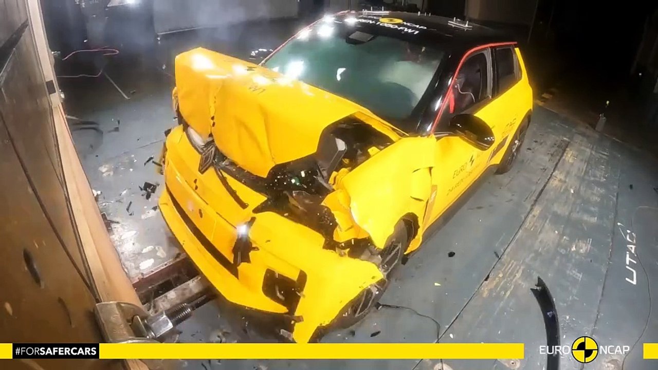 La citadine électrique Renault 5 E-Tech obtient quatre étoiles sur cinq possibles aux crash-tests Euro NCAP 2024