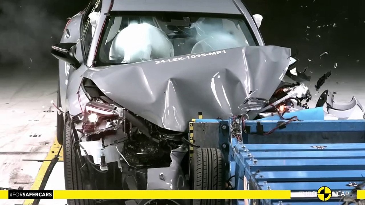 Le SUV urbain hybride Lexus LBX obtient cinq étoiles aux crash-tests Euro NCAP 2024