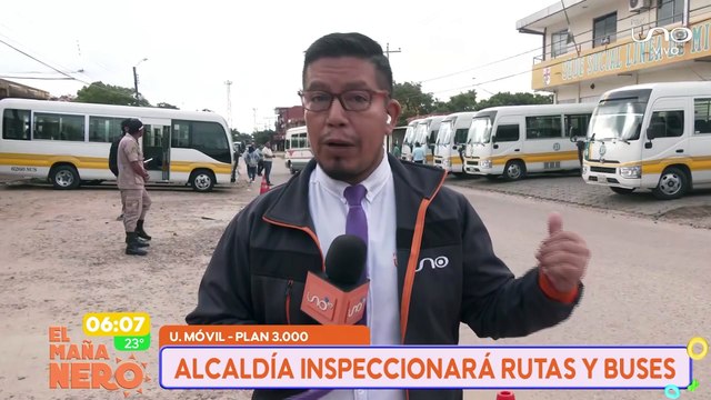 SCZ CONTINUA LA INSPECCIÓN DEL ALCALDE FERNÁNDEZ A MICREROS EN EL PLAN TRES MIL