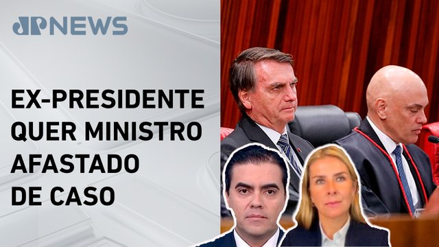 STF julga pedido de Bolsonaro para retirar Moraes do julgamento de caso suposto golpe de Estado