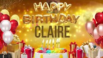 CLAIRE - Happy Birthday Claire