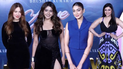 Sana Makbula, Roshni Walia, Mannara Chopra, & Mahira Sharma Lights Up 'Aaye Haaye' Song Launch