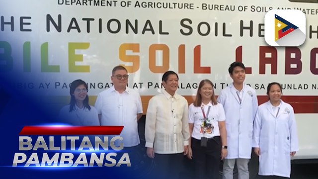 Kauna-unahang mobile soil laboratory sa bansa, pinasinayaan ni PBBM