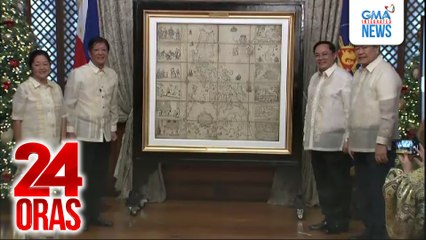 Orihinal na Murillo Velarde 1734 map, nasa pangangalaga na ng gobyerno ng Pilipinas | 24 Oras