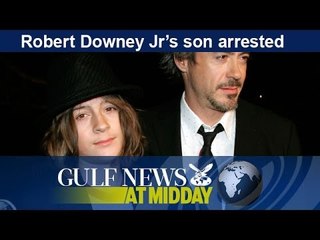 Robert Downey Jr's son arrested - GN Midday