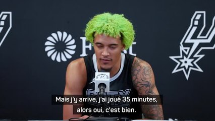 Spurs - Sochan : ''Je me sens bien''